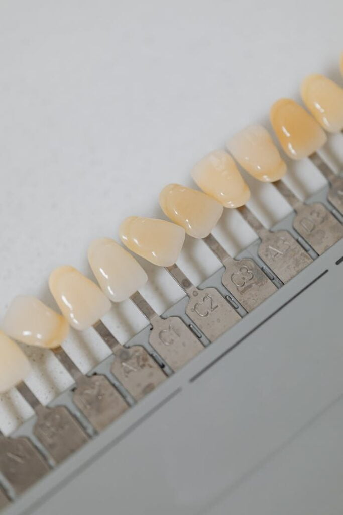 pexels-photo-6627597 Close-up of Teeth Implants with Different Shades